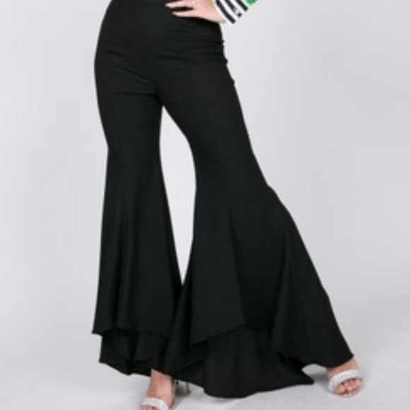 CQbyCQ ❤Flare Hi-Lo Pants - 1 Left - Size XL - Picture 3 of 6